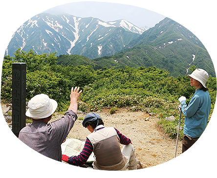 朝日連峰登山